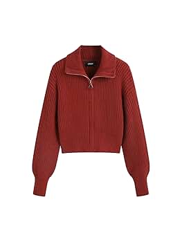 CIDER Zip Up Cardigans for Women Fall Trendy Long Sleeve